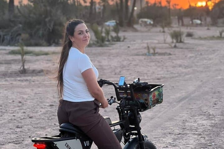 EBike Adventure and Sunset in Marrakech Palmeraie