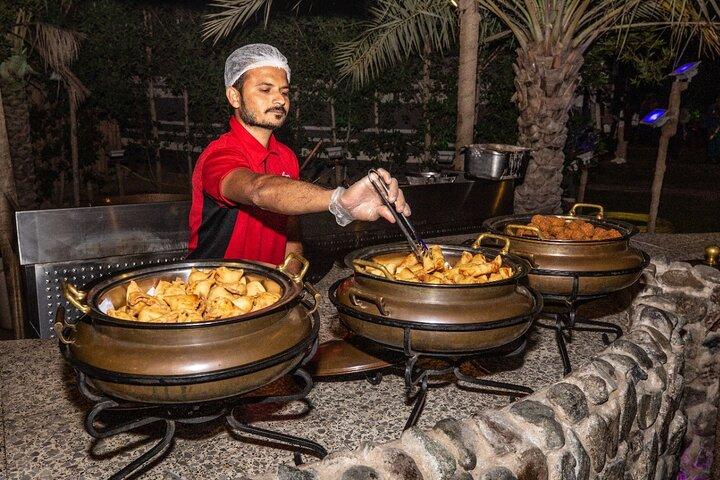Desert Safari Camel Ride BBQ Dinner Sunset View Ras al Khaimah