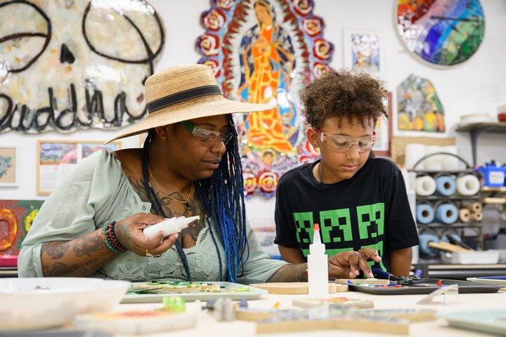 Creëer unieke mozaïekkunst in het hart van Oost-Austin