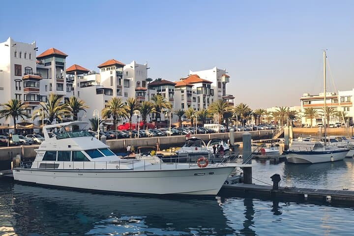 Agadir Yacht Cruise with Swimming Fishing and Lunch on Sitatunga