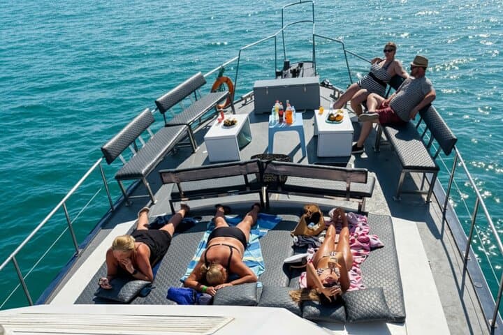 Agadir Yacht Cruise with Swimming Fishing and Lunch on Sitatunga