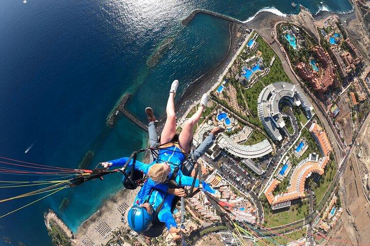 Gleitschirm Tandemflug auf Teneriffa Süd ADRENALINE!
