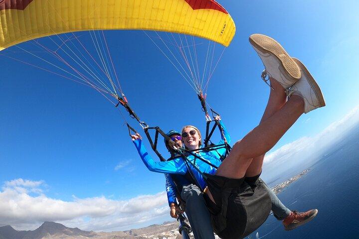 Gleitschirm Tandemflug auf Teneriffa Süd ADRENALINE!