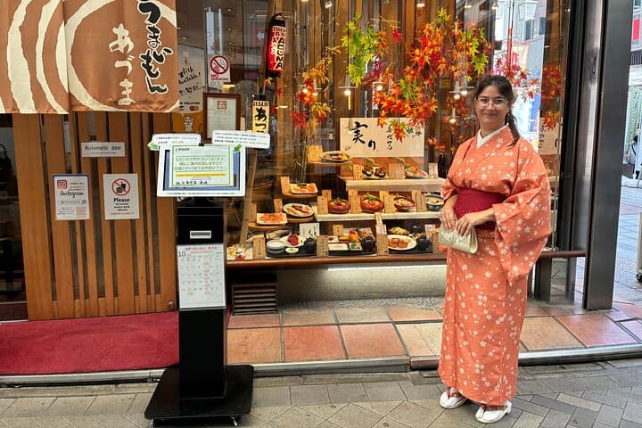 Kimono and Tea Ceremony in Asakusa Private Food Tour With Guide