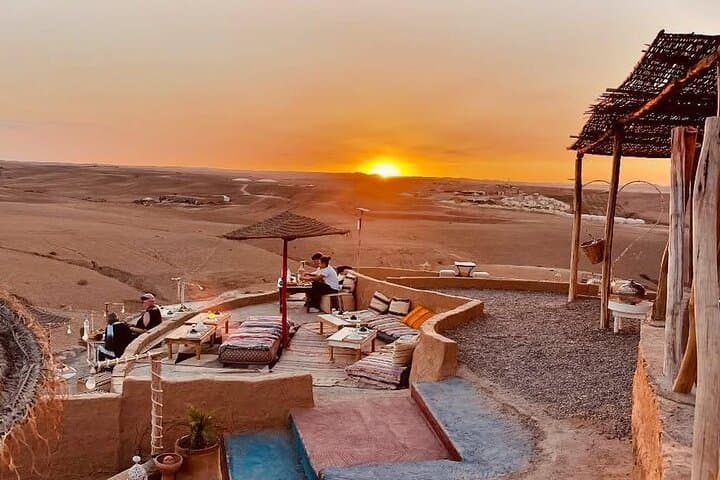 Marrakech: Camel Ride, Sunset & Dinner Show In Agafay Desert