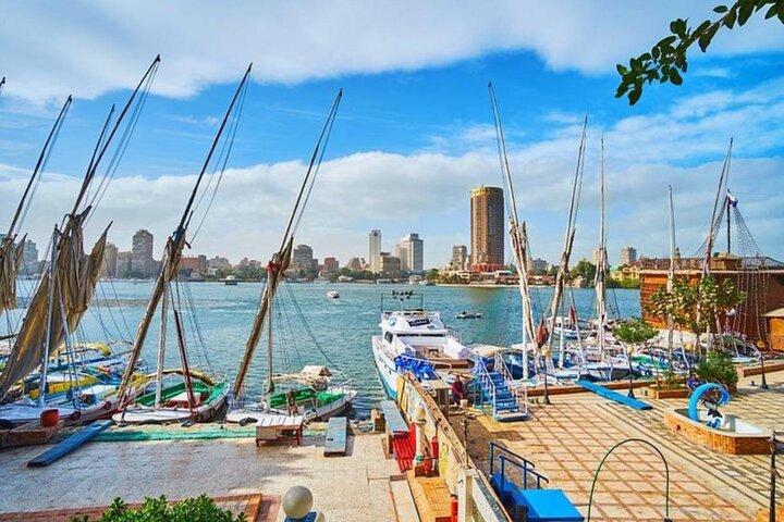 Cairo Nile Felucca Cruzeiro com almoço e transporte de hotel