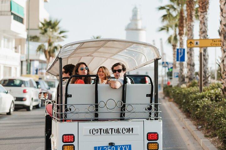 Eksperttur i Malaga i privat øko-tuk-tuk med lokal guide