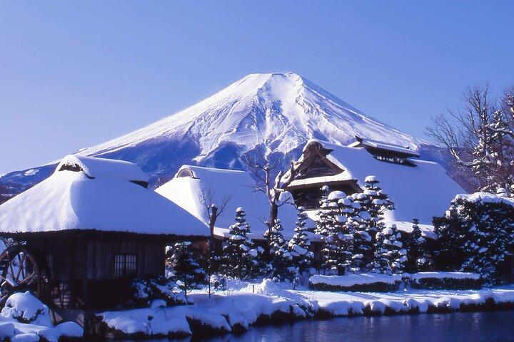 Monte Fuji Hikawa Clock Shop Oshino Hakkai e Oishi Park Excursão de um dia