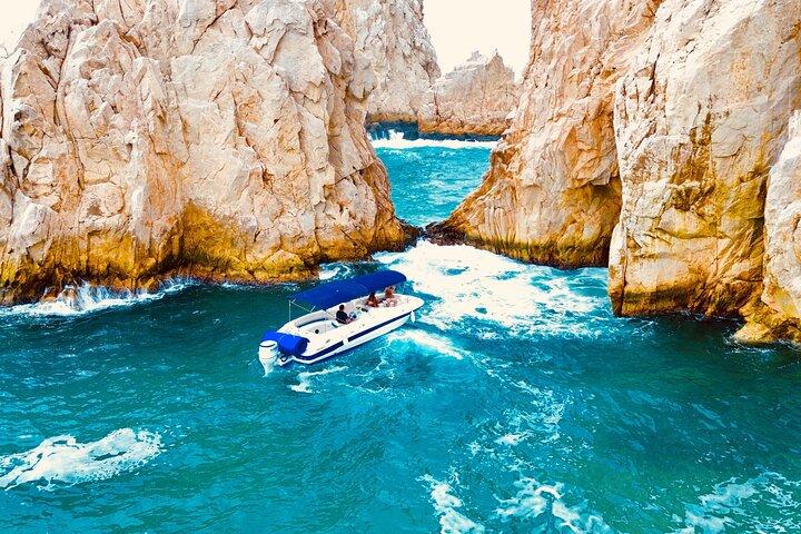 Tour in yacht di lusso dell'Arco di Cabo San Lucas e della Spiaggia degli Innamorati
