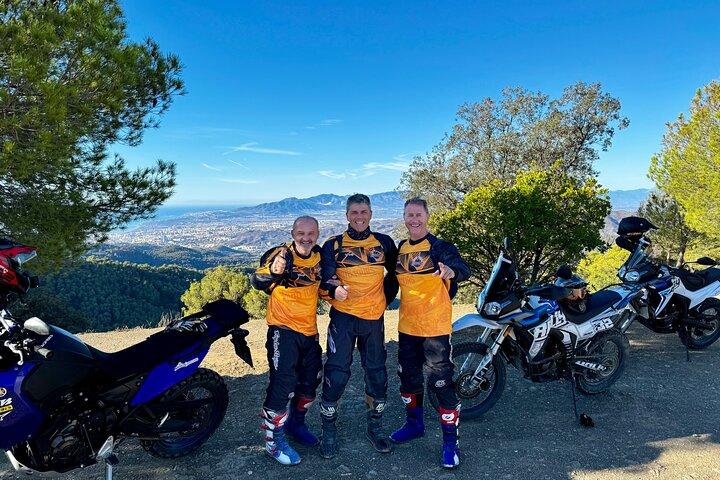 Excursão de dia inteiro de moto OFF ROAD por Málaga