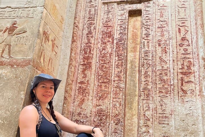 tour for Saqqara & Memphis ,Giza pyramids and Sphinx