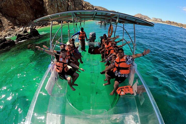 Tour à Arch dans le seul bateau clair à Cabo Cruise Hotel PICKUP!