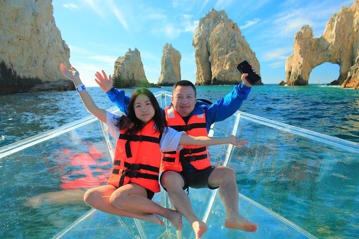 Tour à Arch dans le seul bateau clair à Cabo Cruise Hotel PICKUP!