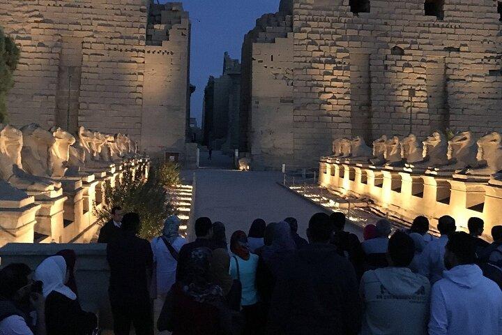 Luxor Temple by Night & Karnak Sound and Light Show mit Tickets