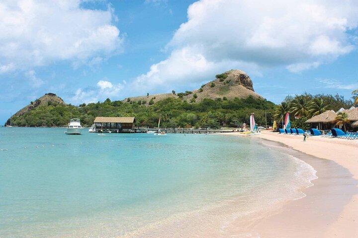 3 timmars Land & Sea Tour Castries kryssningsterminal till Pigeon Island