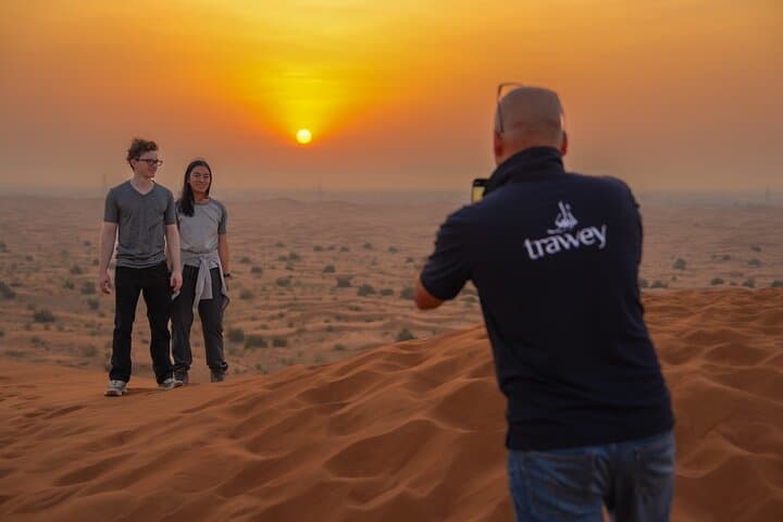 Premium Dubai Desert Sunrise with Dune Bashing & Camel Ride
