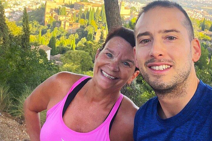 Lauftour in Granada und Umgebung der Alhambra