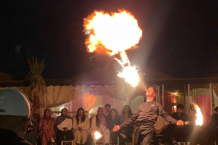 From Marrakech : Dinner show & Sunset in Agafay Desert