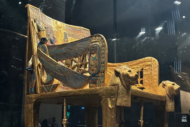 Grand Egyptian Museum: King Tut Gallery, Solar Boat & Lunch