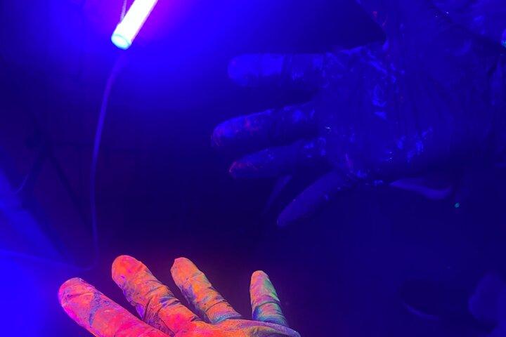 Glow Workshop Neon konstupplevelse på Studio WIP