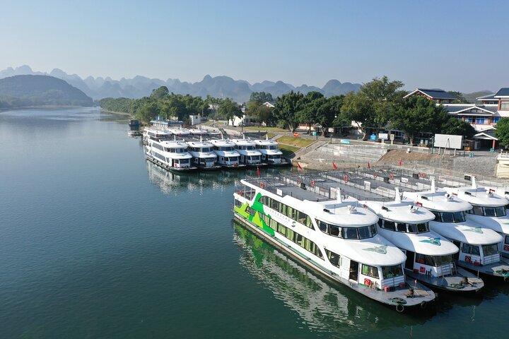 Guilin naar Yangshuo Li River Cruise Jinshui Cave Liu Sanjie Show