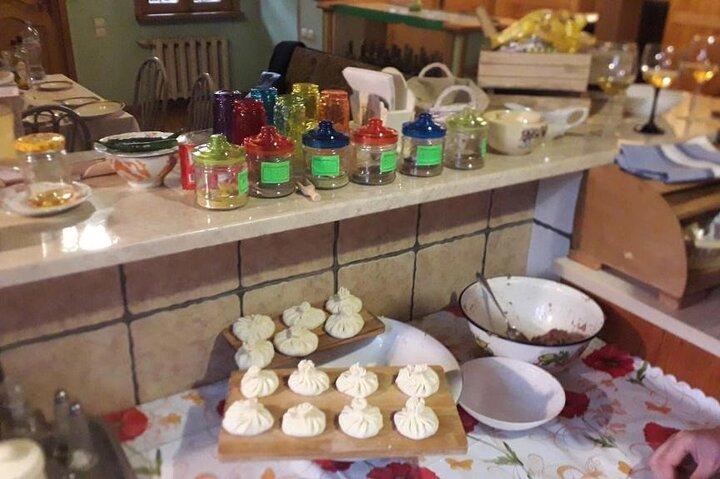 Khinkali and Khachaluri Cooking Class with a natural Wine