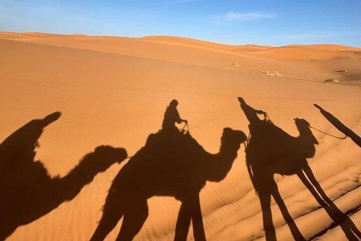 Marrakech 3-Day Private Desert Tour W/Luxury camp and camel ride