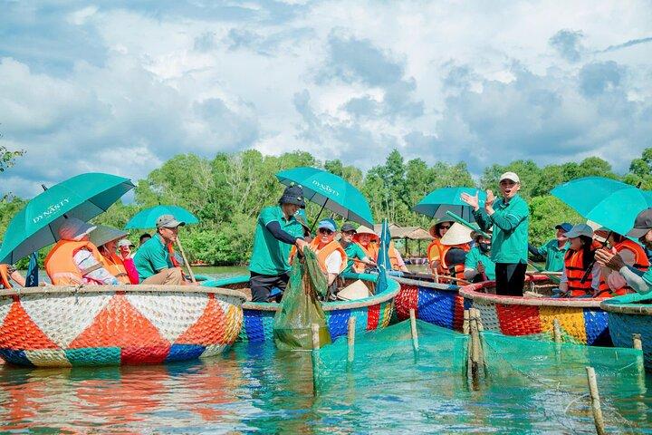 Båttur med bambukorg i Phu Quoc