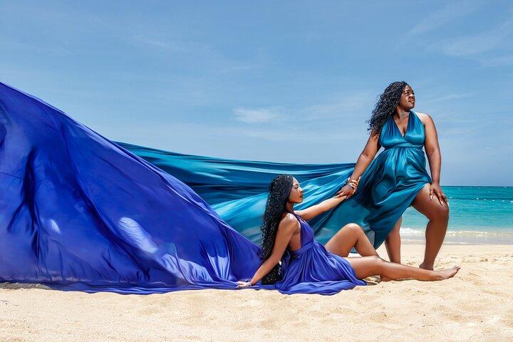 Fliegendes Kleid Fotoshootings in Montego Bay Jamaika