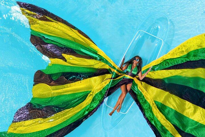 Fliegendes Kleid Fotoshootings in Montego Bay Jamaika