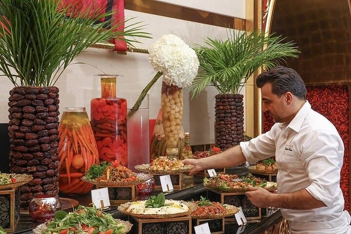 Burj Al Arab Al Iwan Lunch or Dinner Buffet with Transfers
