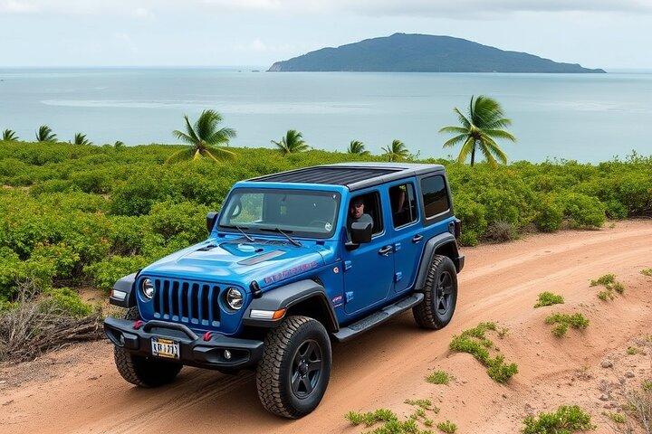 St Thomas - BEACH Hoppin 'Sightseeing Tour com Guia 7,5 horas