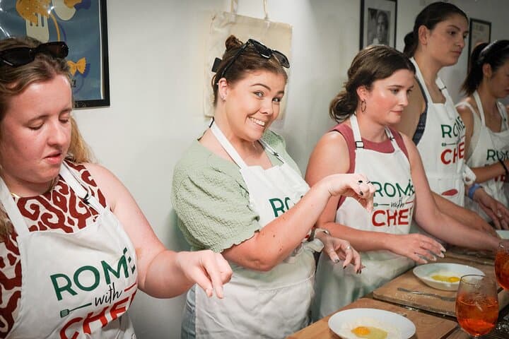Rome Tipsy Cooking Class: Make Pasta and Mix 3 Spritz Cocktails