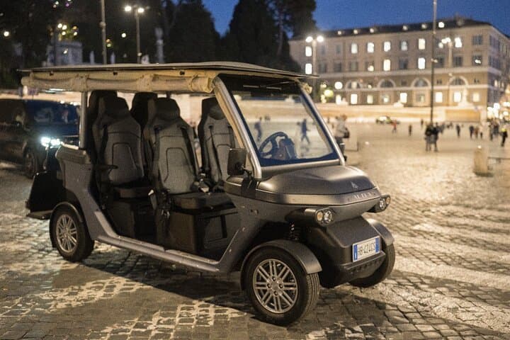 Rome Imperial City: Private Golf Cart Tour with Pick-up Hotel