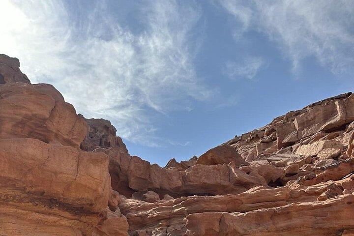 super colored canyon jeep Adventure - blue hole Sharm El Sheikh