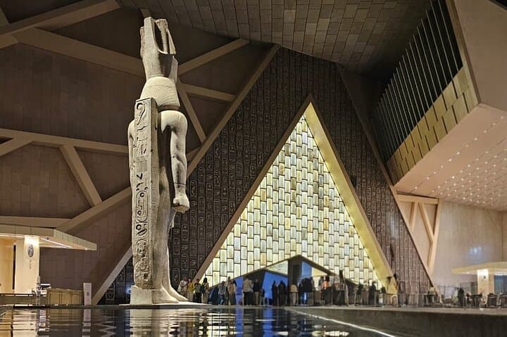 All in one Giza Pyramids, Sphinx, Grand Egyptian Museum, king Tut