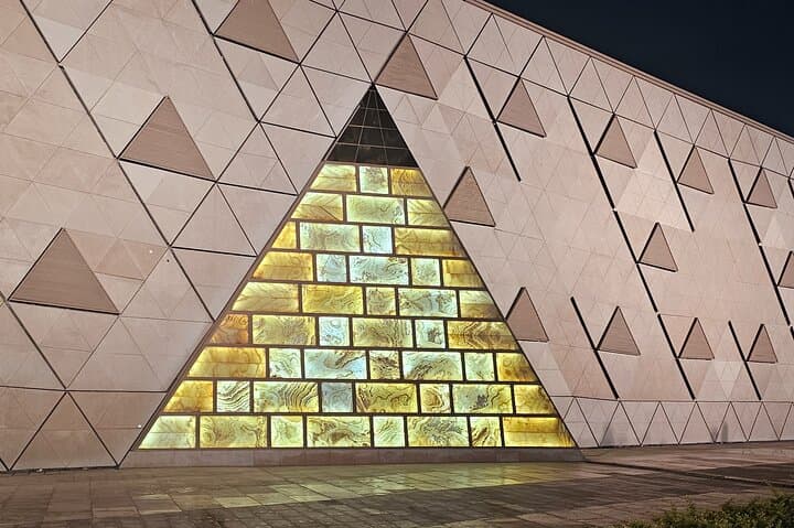All in one Giza Pyramids, Sphinx, Grand Egyptian Museum, king Tut