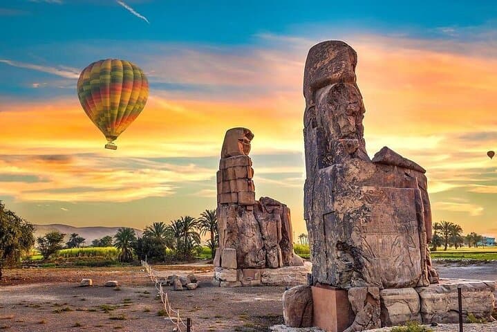 Feel the Adrenaline of a Sunrise Hot Air Balloon Ride Over Luxor