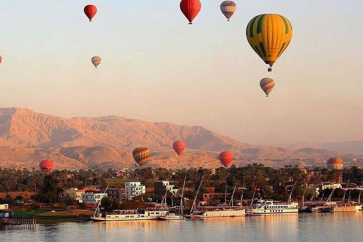 Feel the Adrenaline of a Sunrise Hot Air Balloon Ride Over Luxor