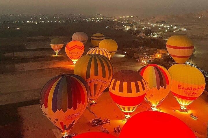 Feel the Adrenaline of a Sunrise Hot Air Balloon Ride Over Luxor