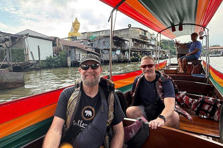 Excursion privée en bateau Grand Palace Bangkok City Tour & Klong Longtail