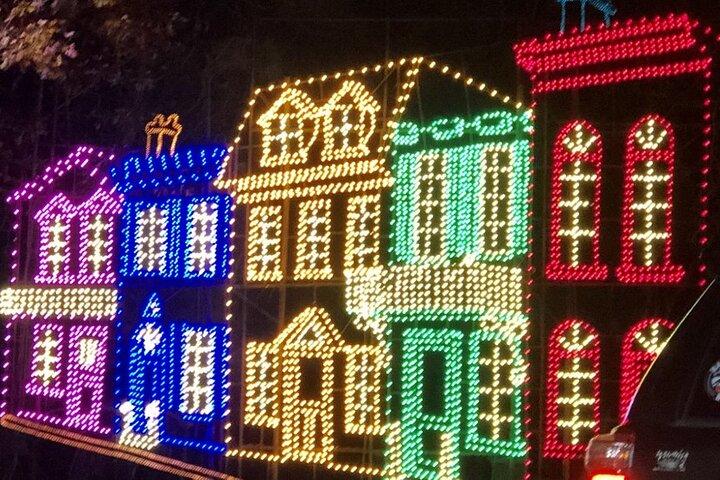 Festival de Luces de Charleston con transporte para grupos pequeños
