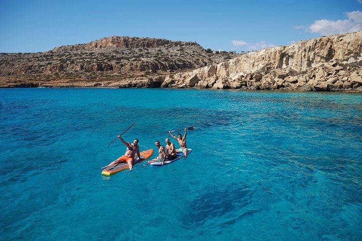 Ayia Napa: Blue Lagoon & Cavo Greco Cruise med frokost og åben bar