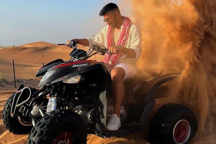 VIP Desert Safari With Quad Bike & Camel Ride, Dinner & Shows
