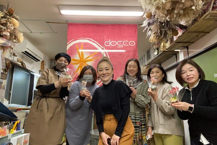 Bonsai Style Arrangement Workshop in Tokyo