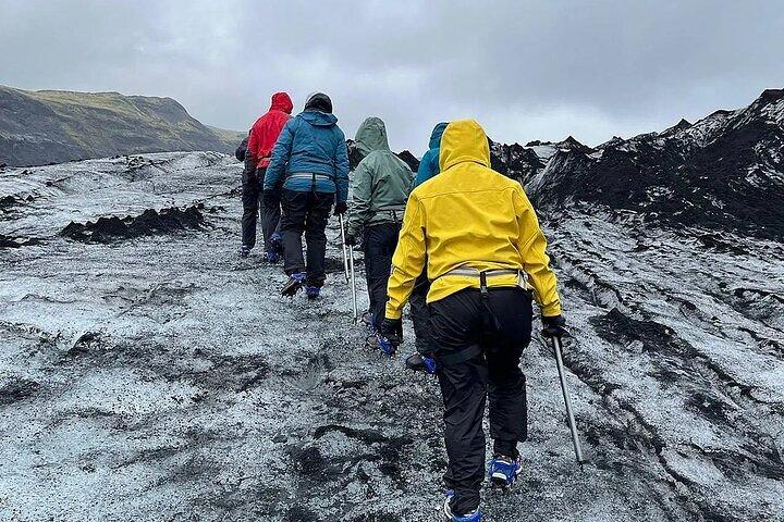 Excursión guiada al glaciar Solheimajokull