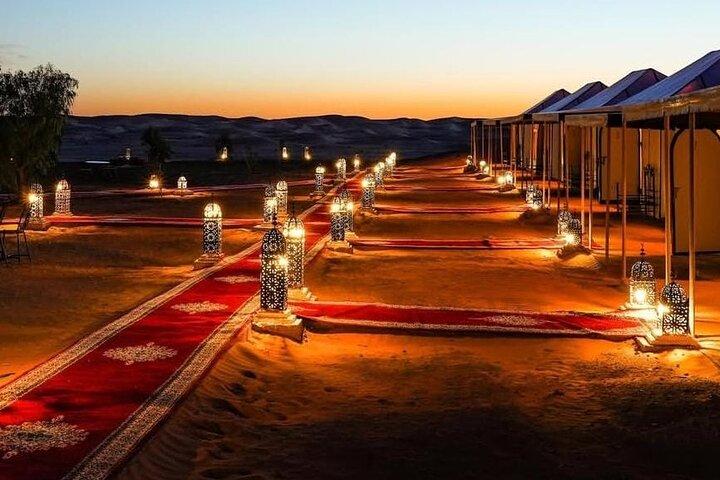 All-Inclusive Luxo Private Sahara Desert Camp com passeio de camelo