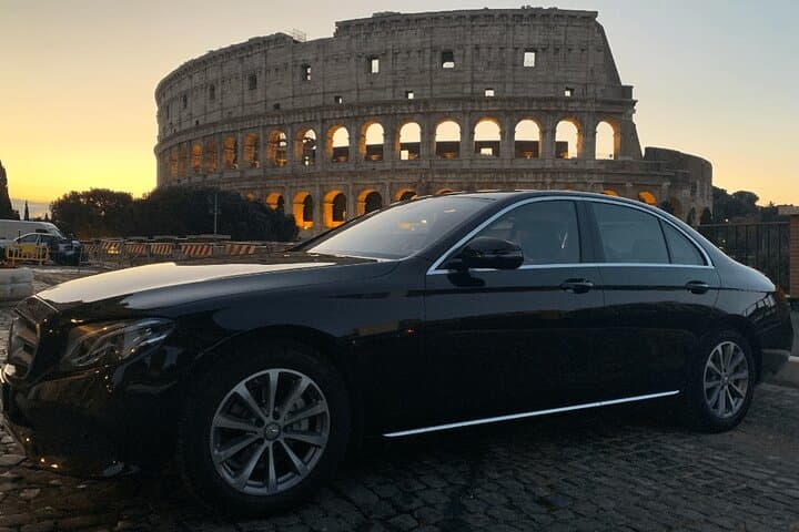 Rome Airport transfer ONE WAY private chauffeur