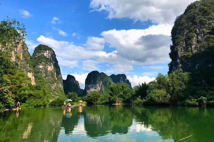 Xianggong Hill Aalscholver visshow Fuli oude brug DayTour