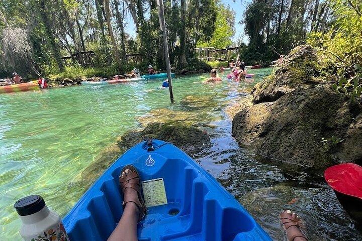 Crystal River Tandem Kayak Verhuur | 4 uur | Zie de Manatees!